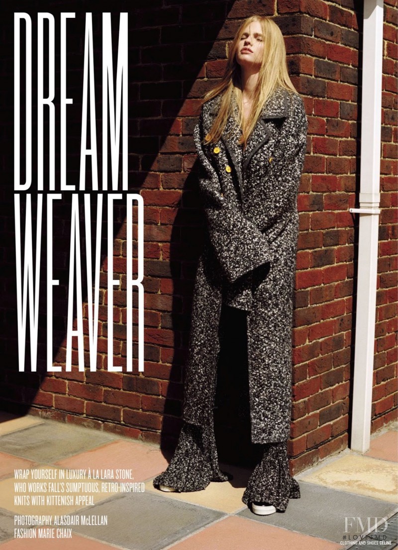 Lara Stone featured in Dream Weaver, September 2014