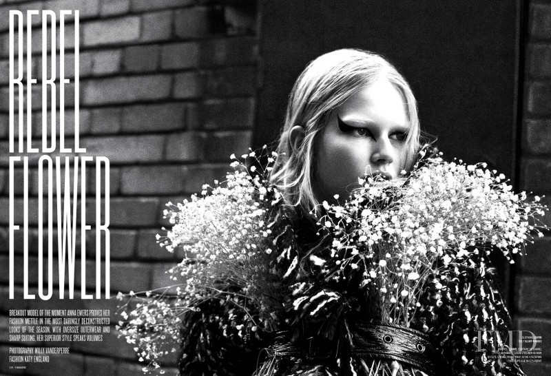 Anna Ewers featured in Rebel Flower, September 2014