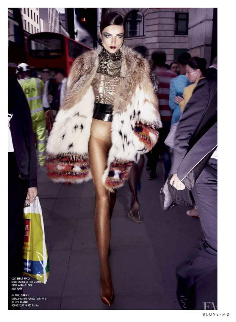 Andreea Diaconu featured in Venus In Furs, September 2014