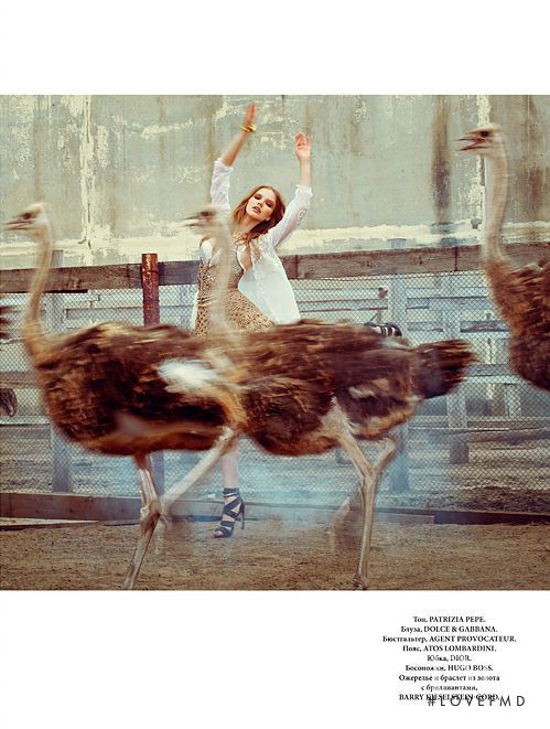 Sasha Luss featured in Wings, Legs and Tails, June 2011