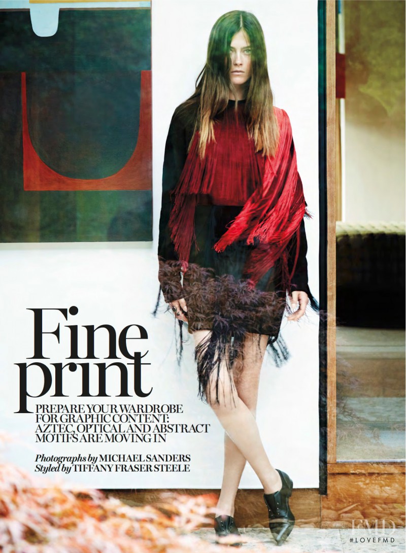 Marlena Szoka featured in Fine Print, October 2014