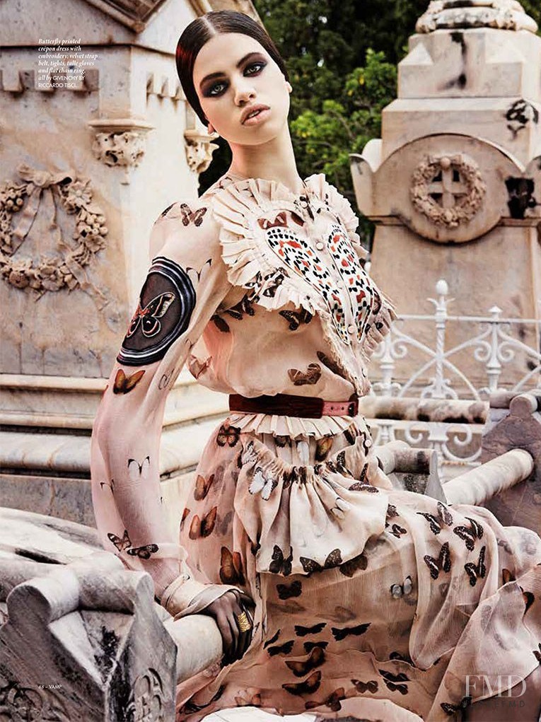 Lily McMenamy featured in Givenchy, September 2014