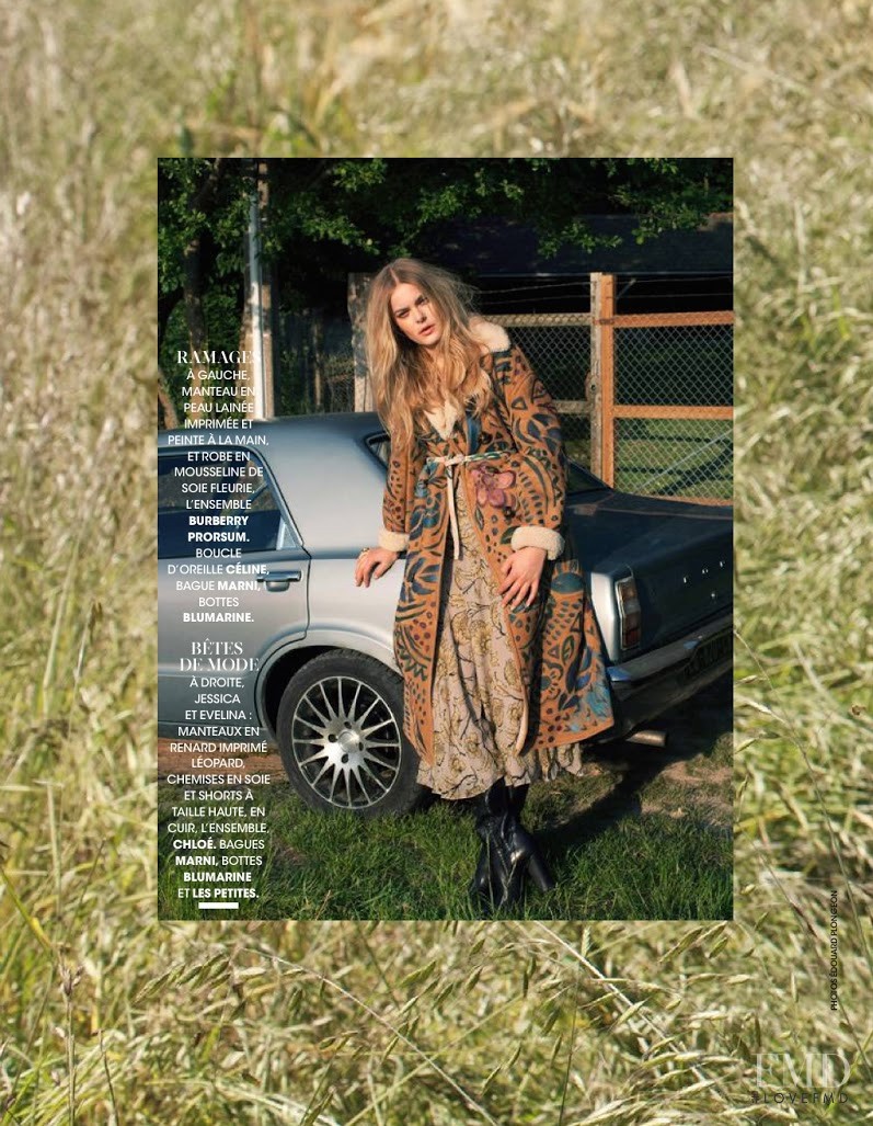 Jess Gold featured in Faune , September 2014