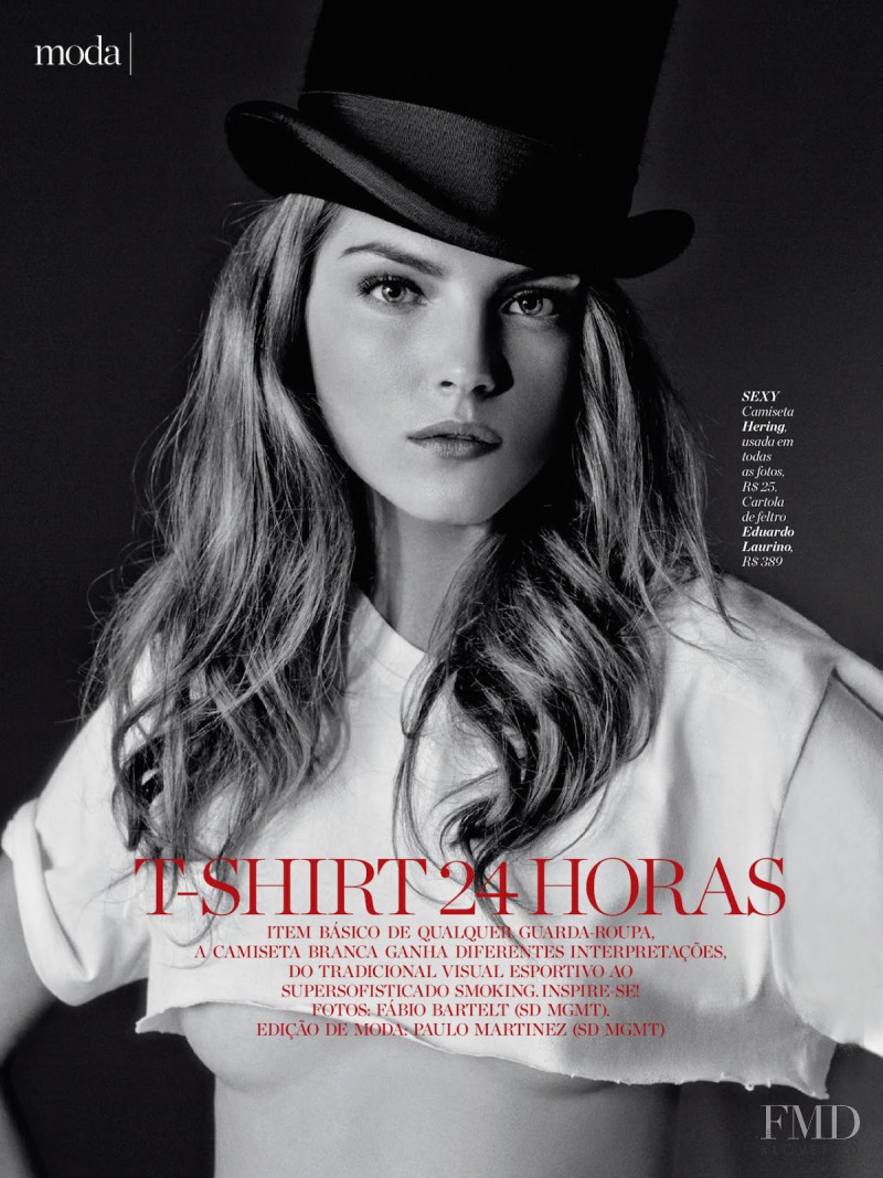 Mayara Rubik featured in T-shirt 24 Horas, September 2014