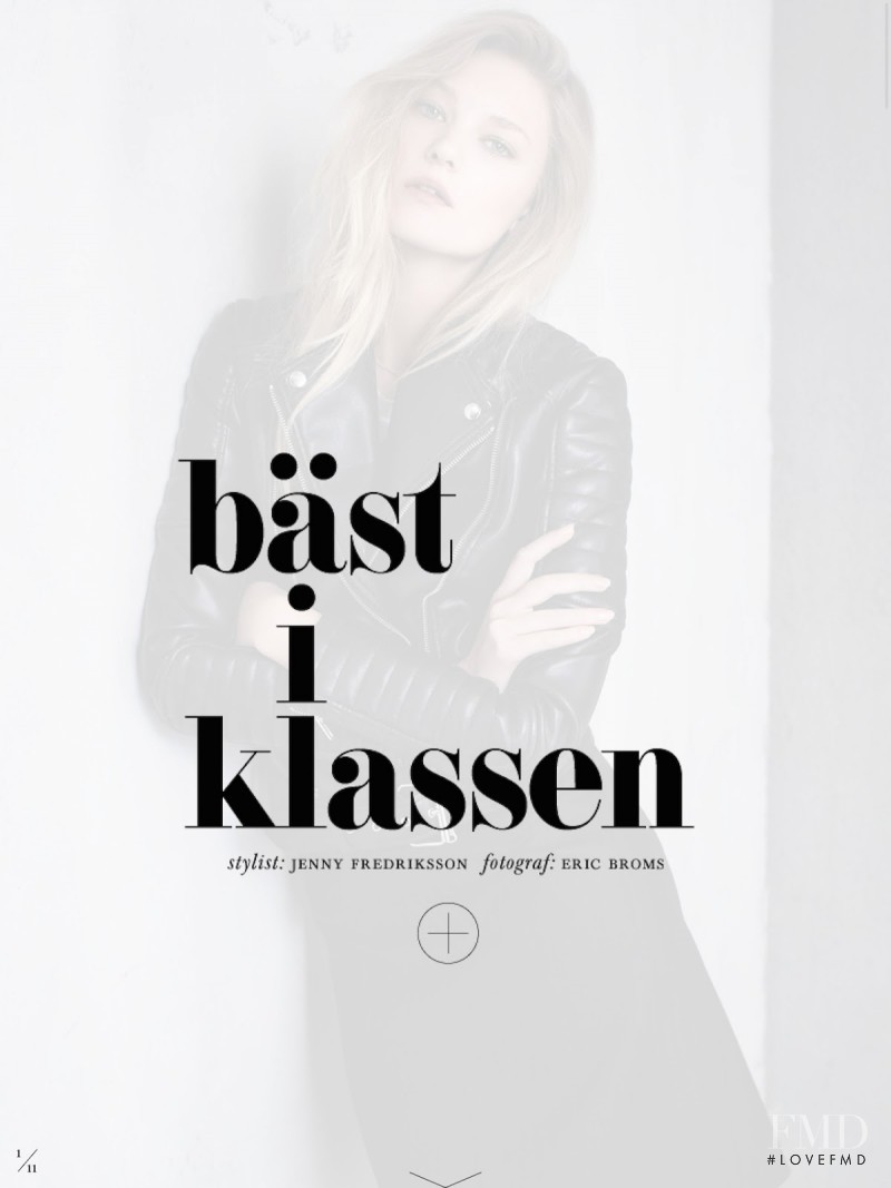 Johanna Jonsson featured in Bäst I Klassen, October 2014
