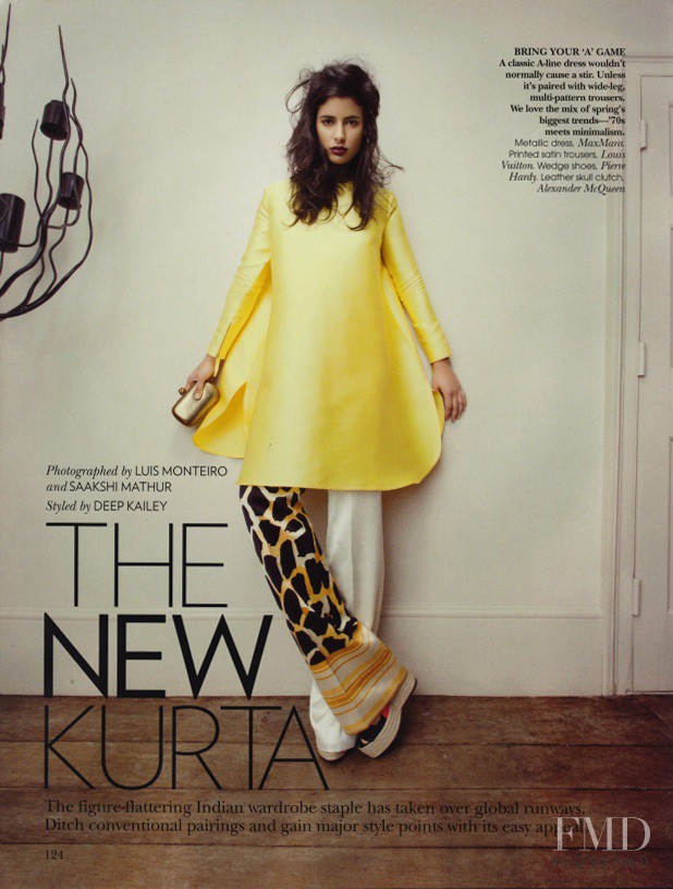 Jessica Clarke featured in The New Kurta, July 2011