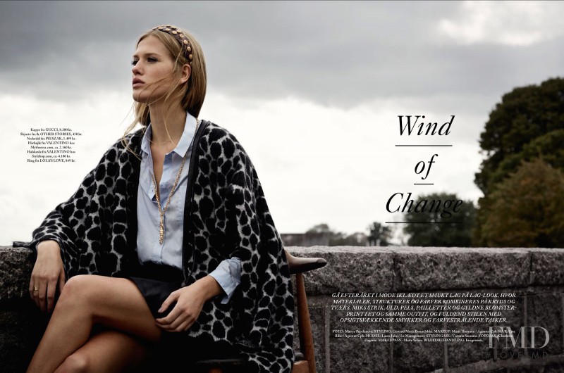 Laura Julie Schwab Holm featured in Wind Of Change, October 2014
