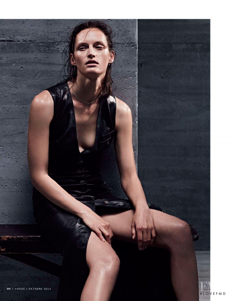 Vivien Solari featured in Black Label, October 2014