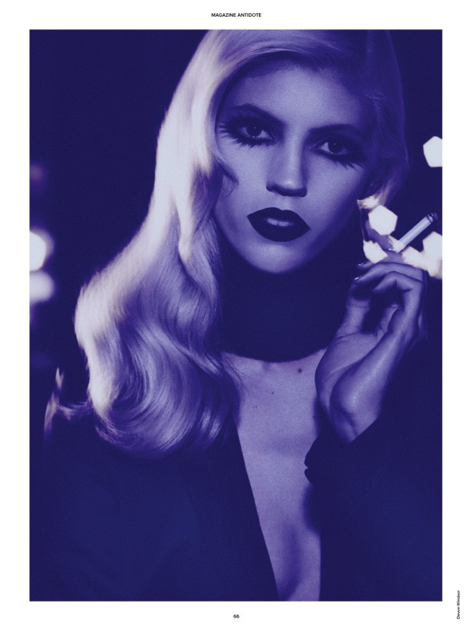 Devon Windsor featured in Fall Winter 2014, September 2014