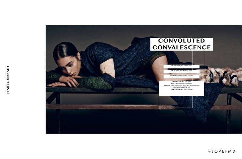 Marine Deleeuw featured in Convoluted Convalescence, September 2014