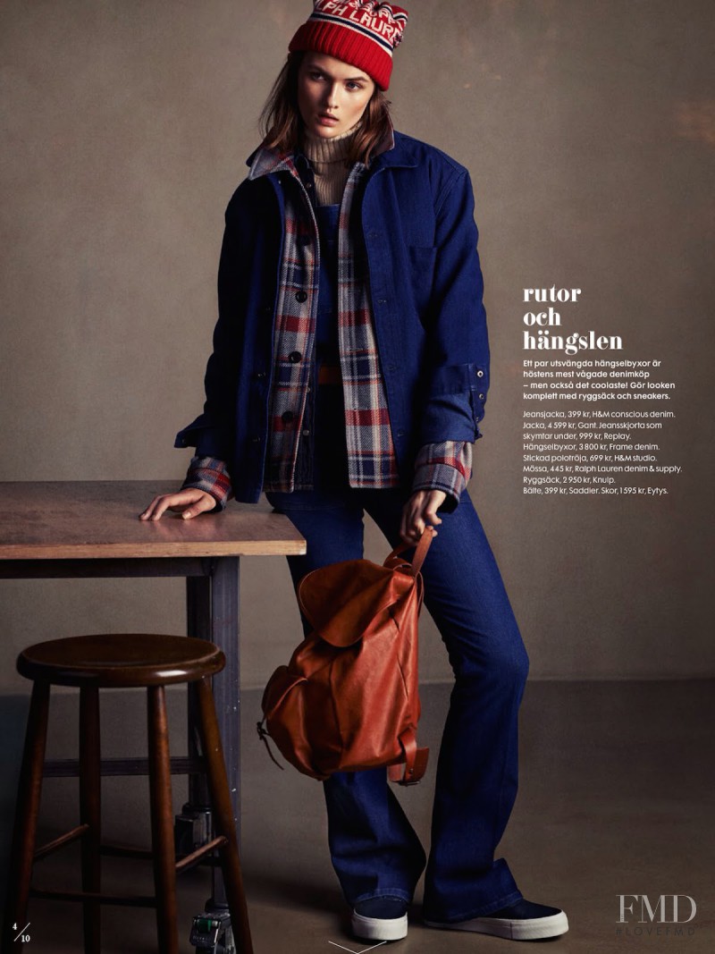 Lara Mullen featured in Kärlek I Denim, October 2014