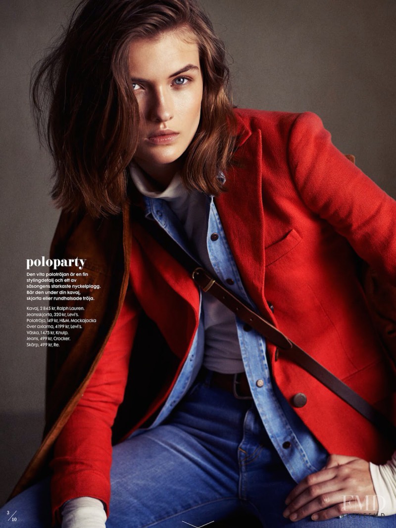 Lara Mullen featured in Kärlek I Denim, October 2014