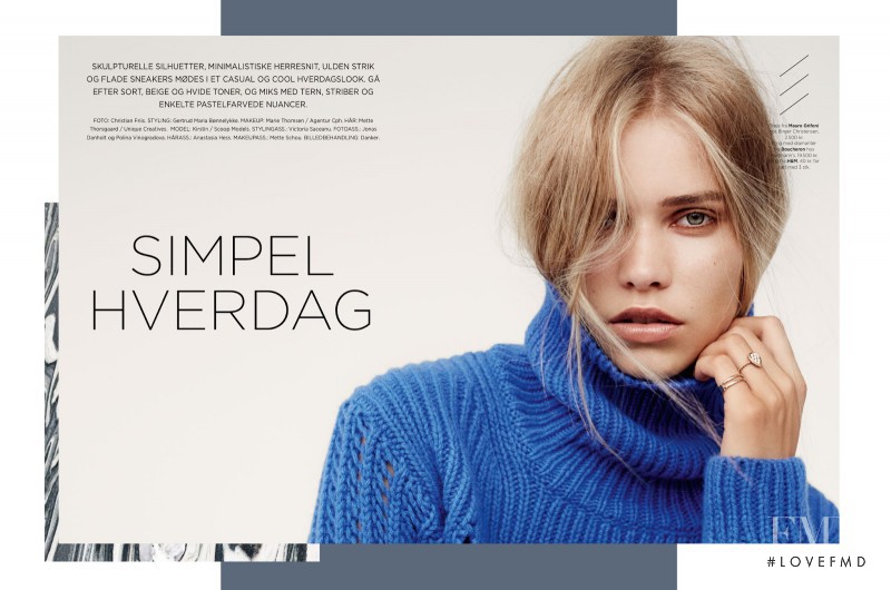 Kirstin Kragh Liljegren featured in Simpel Hverdag, October 2014
