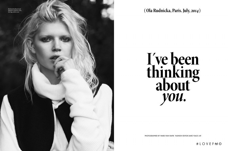 Ola Rudnicka featured in I\'ve Been Thinking About You, September 2014