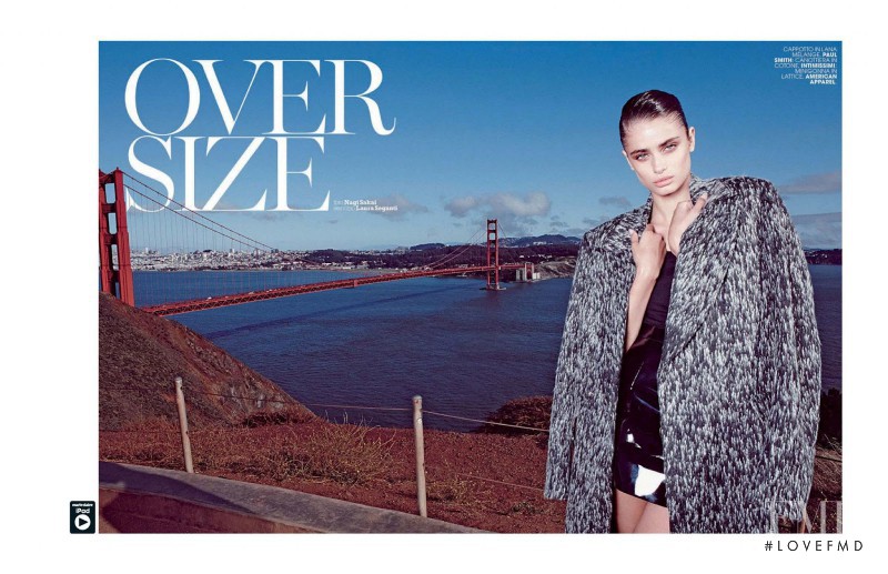 Taylor Hill featured in Oversize, October 2014