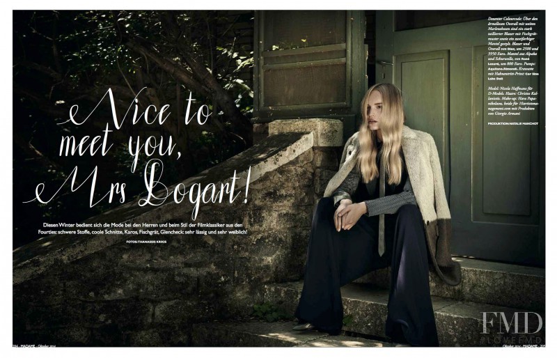 Nicola Haffmans featured in Nice To Me You, Mrs Bogart!, October 2014