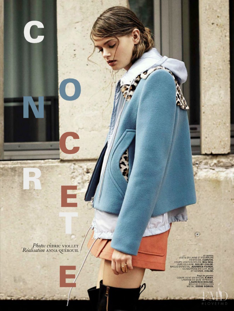 Marthe Wiggers featured in Concrete, October 2014