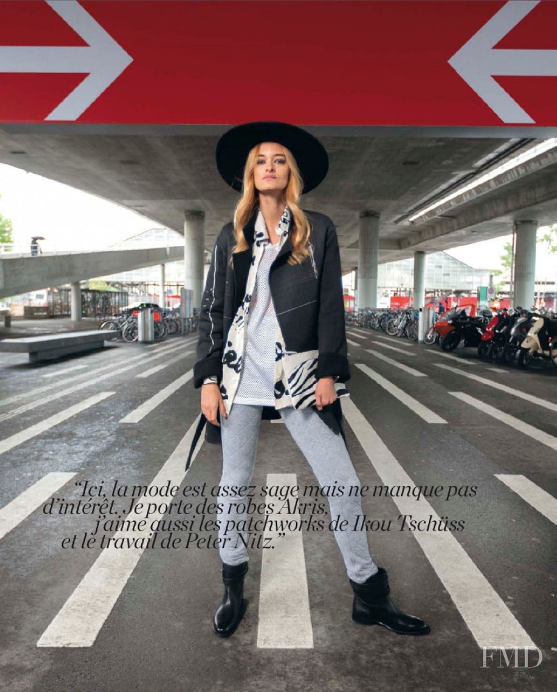 Nadine Strittmatter featured in La nouvelle city fashion Zurich, September 2013