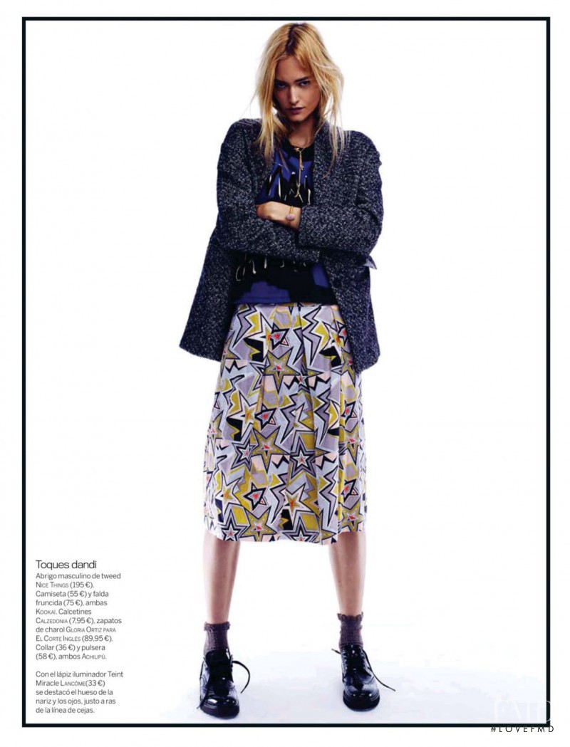 Nadine Strittmatter featured in Being Stylish At A Bargain, September 2014