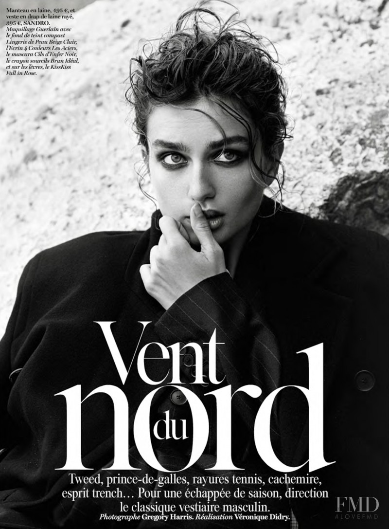 Andreea Diaconu featured in Vent Du Nord, October 2014