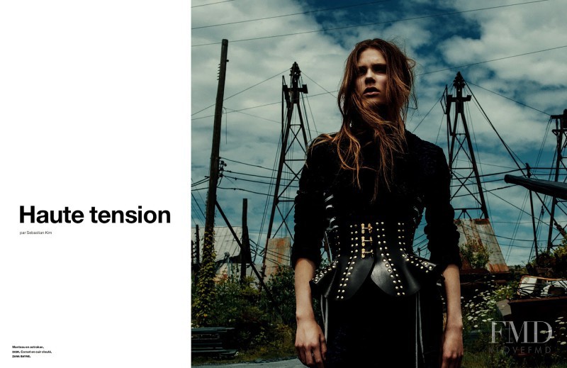 Caroline Brasch Nielsen featured in Haute Tension, October 2014