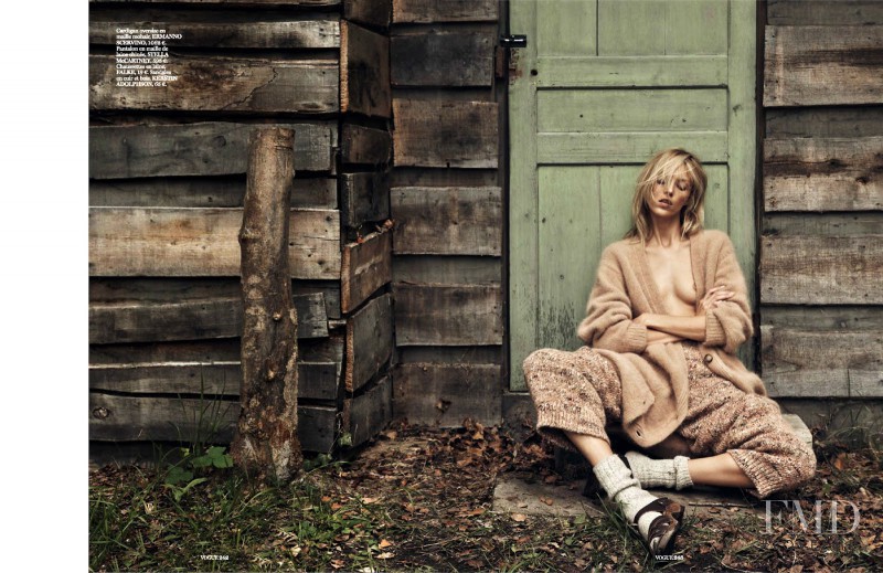 Anja Rubik featured in Into The Wild, October 2014