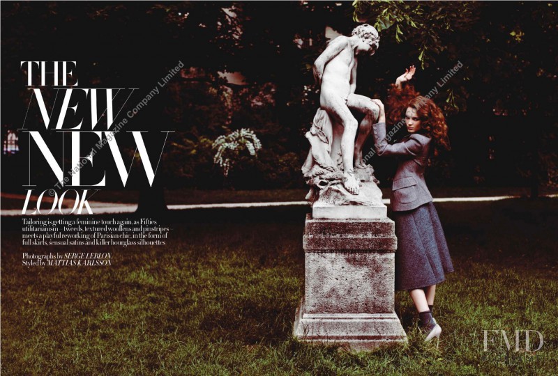 Natalia Chabanenko featured in The New New Look, September 2010