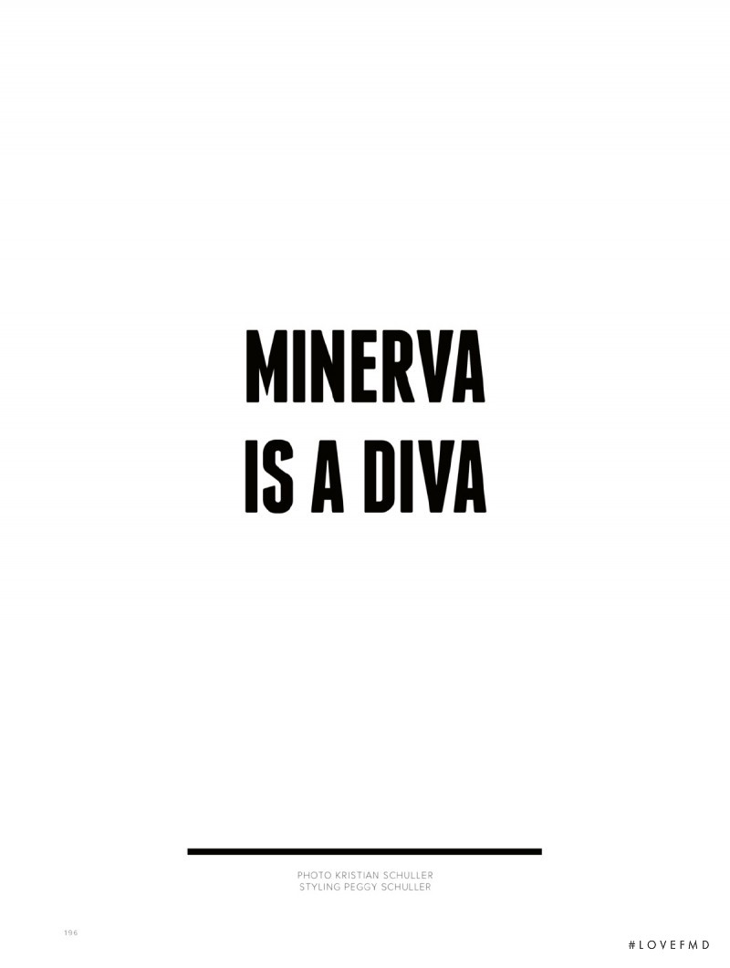 Minerva Is A Diva, September 2014