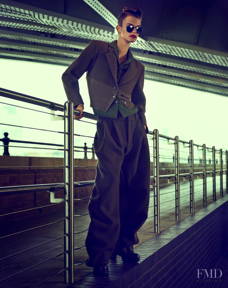 Brogan Loftus featured in Military-inspired Womenswear, September 2014