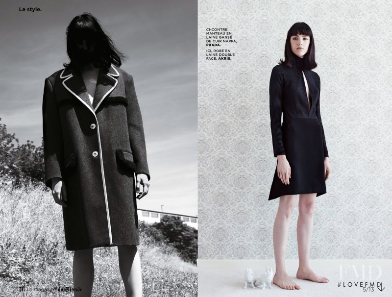 Anya Lyagoshina featured in L\'allure sans faÃ§on, October 2014