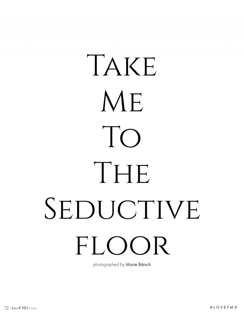 Take Me To The Suductive Floor, October 2014