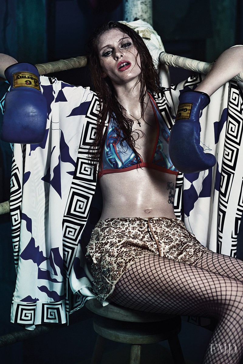 Natalie Keyser featured in Stylish Boxer, July 2011