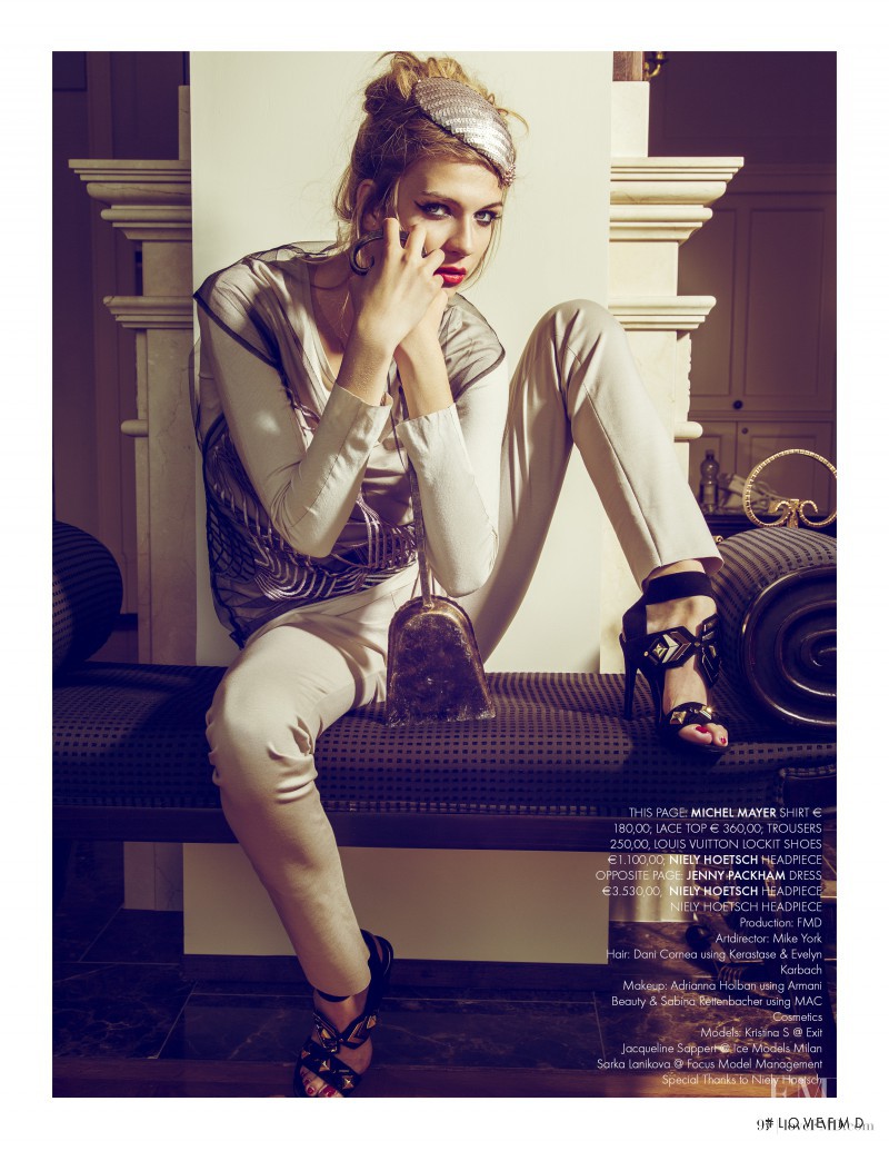 Kristina Szoradova featured in Touch Of Class For A Day, October 2014