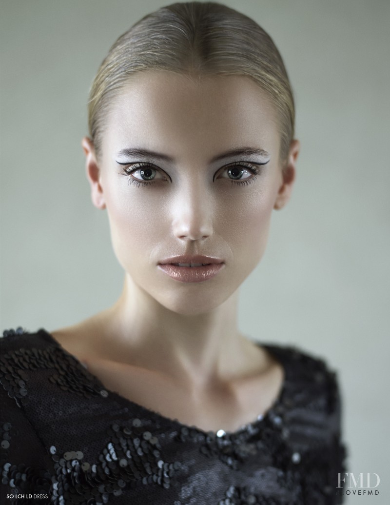 Klara Abelova featured in Autumn Winter 2014/15 Beauty Looks, October 2014