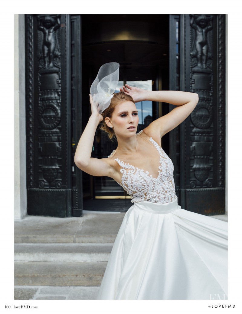 Sarka Lanikova featured in A Bridal Affair, October 2014