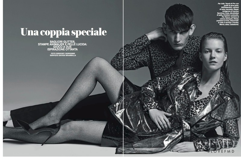 Julia Suszfalak featured in Una Coppia Speciale, October 2014