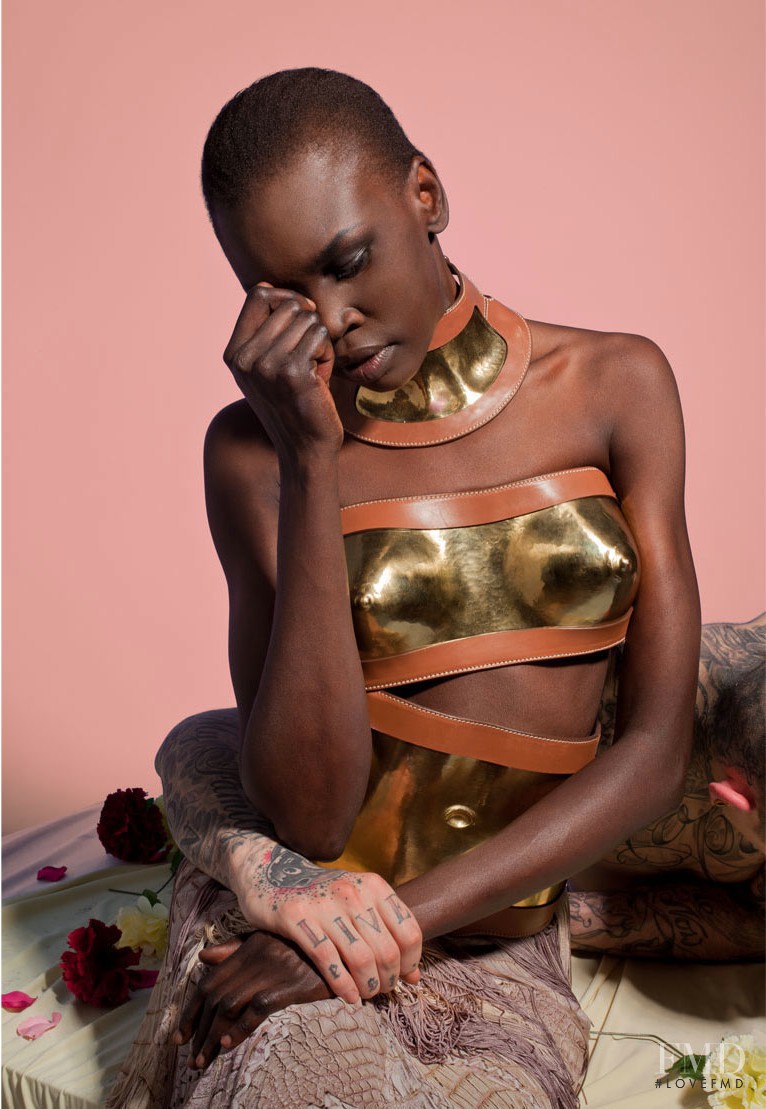 Alek Wek featured in Excess All Areas, June 2011