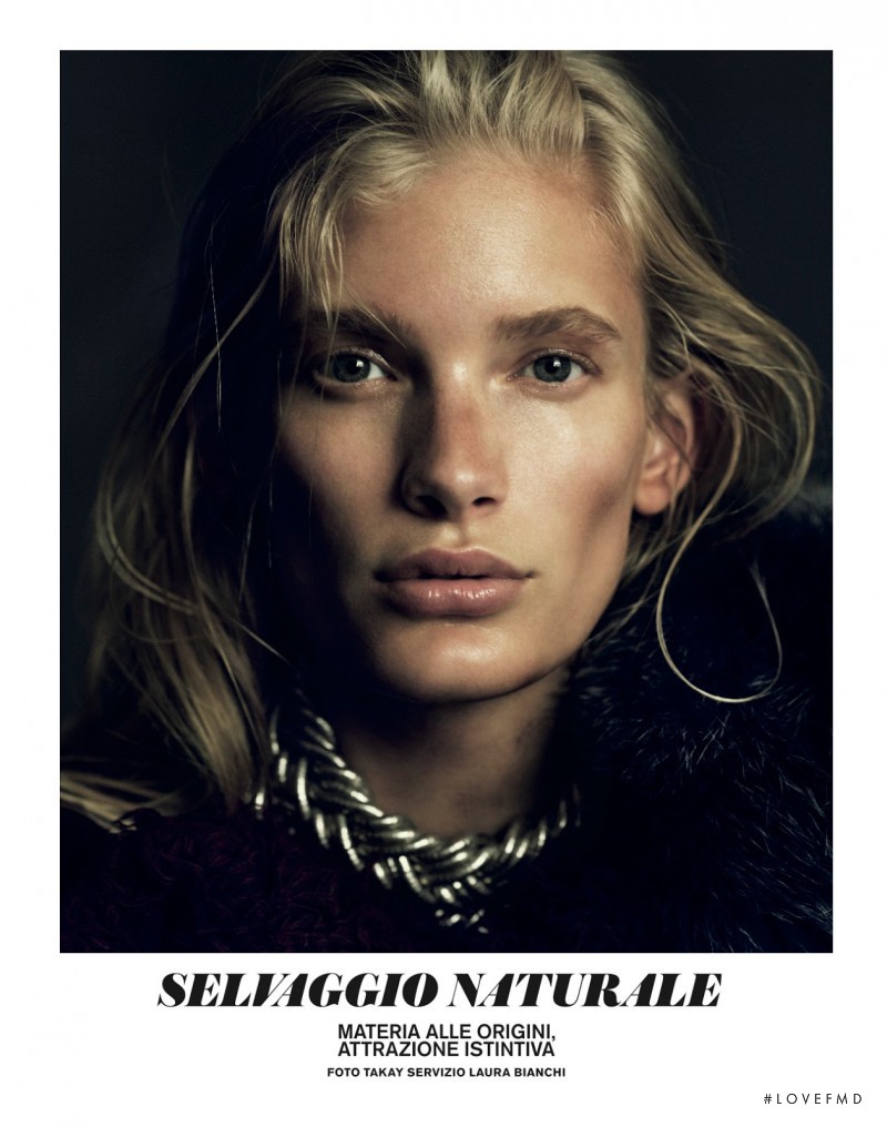 Ilse de Boer featured in Selvaggio Naturale, October 2014