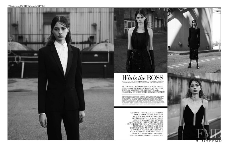 Cassi van den Dungen featured in Who\'s The Boss, October 2014