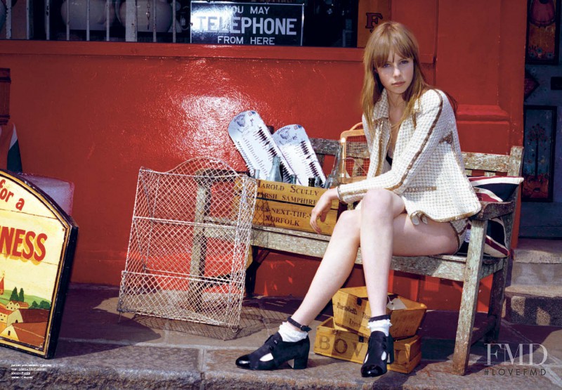 Edie Campbell featured in Edie\'s World, June 2011