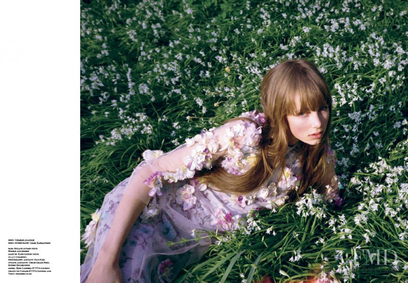 Edie Campbell featured in Edie\'s World, June 2011