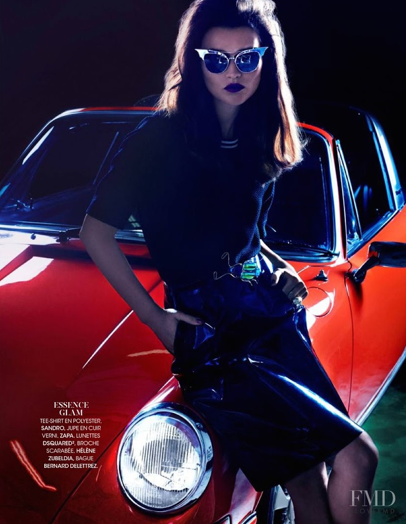 Chloé Lecareux featured in Vive Allure, October 2014
