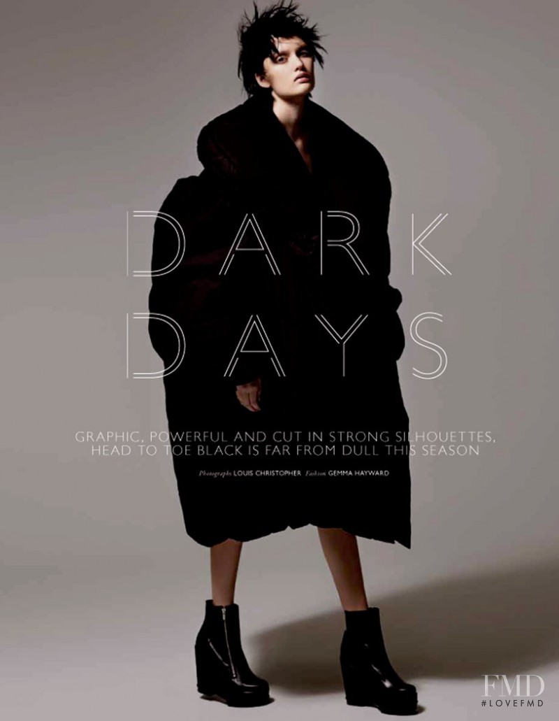 Victoria Anderson featured in Dark Days, October 2014