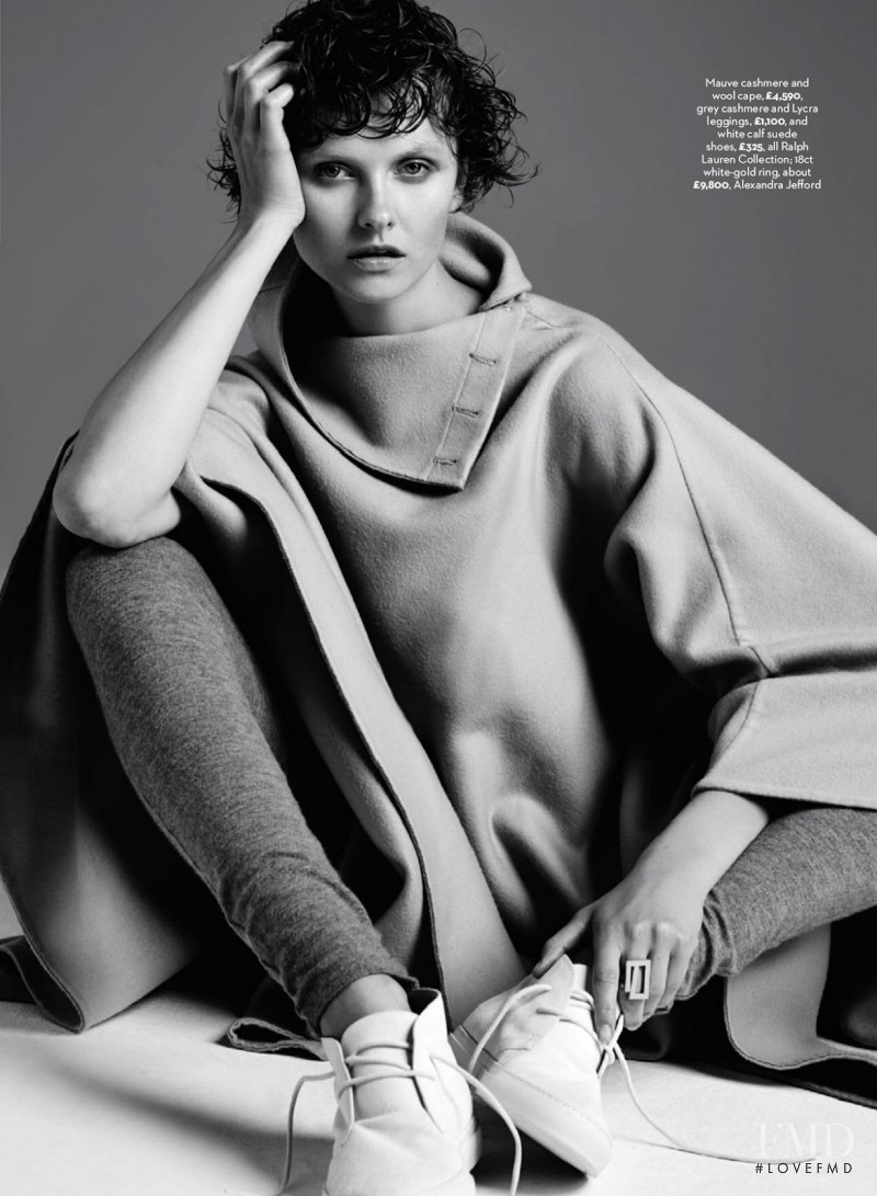 Kamila Filipcikova featured in Coats, November 2014