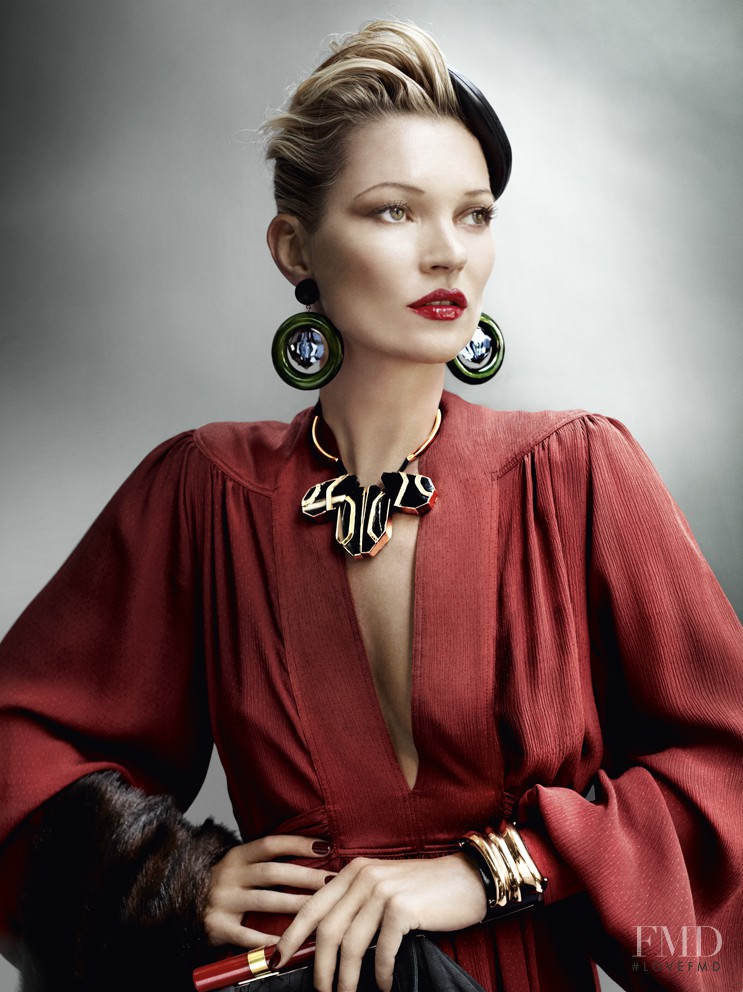 Kate Moss featured in A La Mode, August 2011