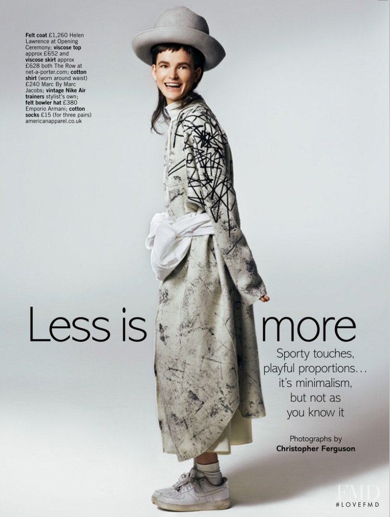 Zoe Colivas featured in Less Is More, November 2014