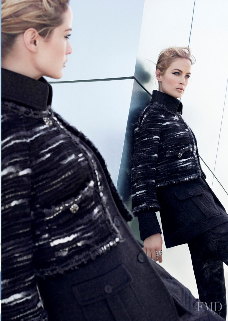 Carolyn Murphy featured in The New Shapes, August 2011