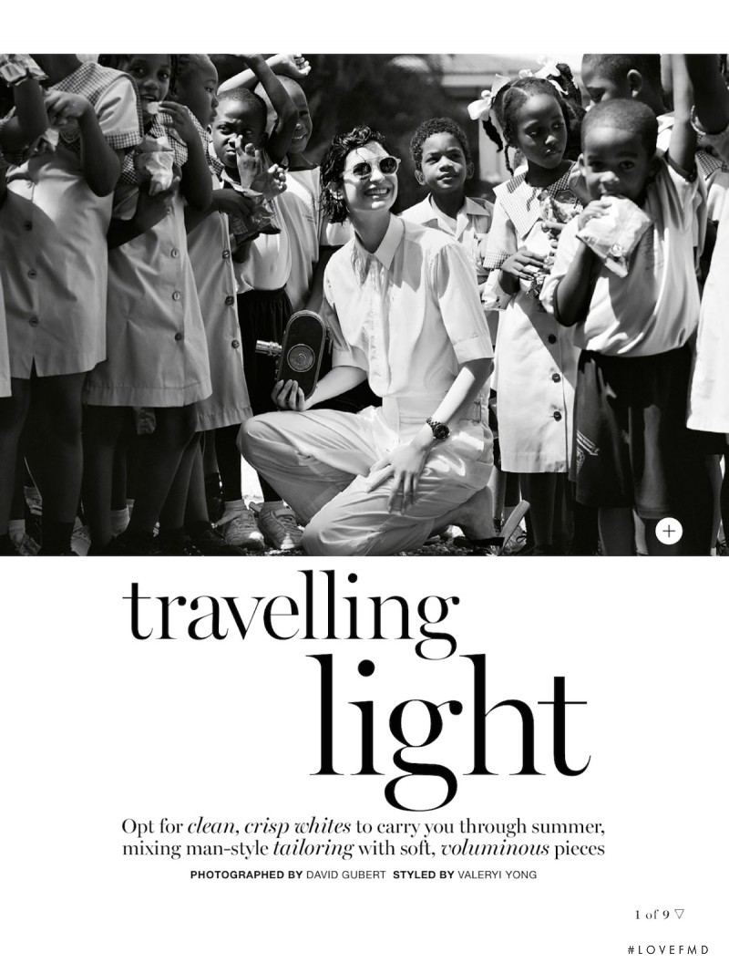 Pilar Moraga featured in Travelling Light, November 2014