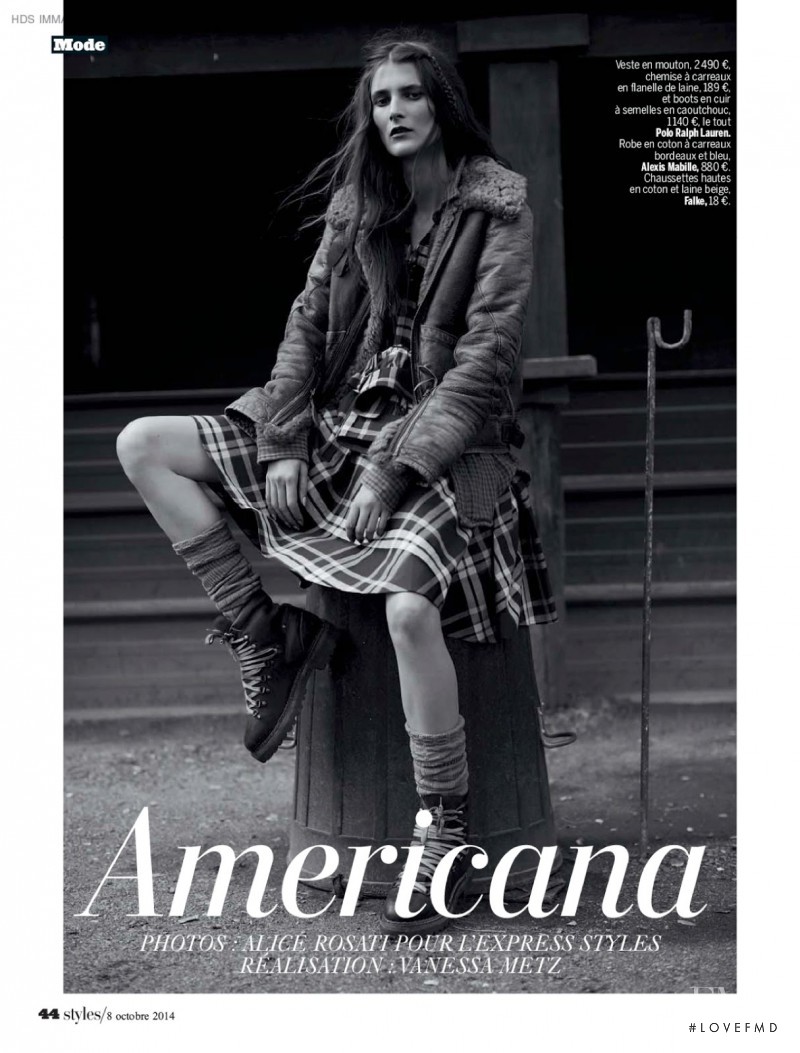 Marie Piovesan featured in Americana, October 2014