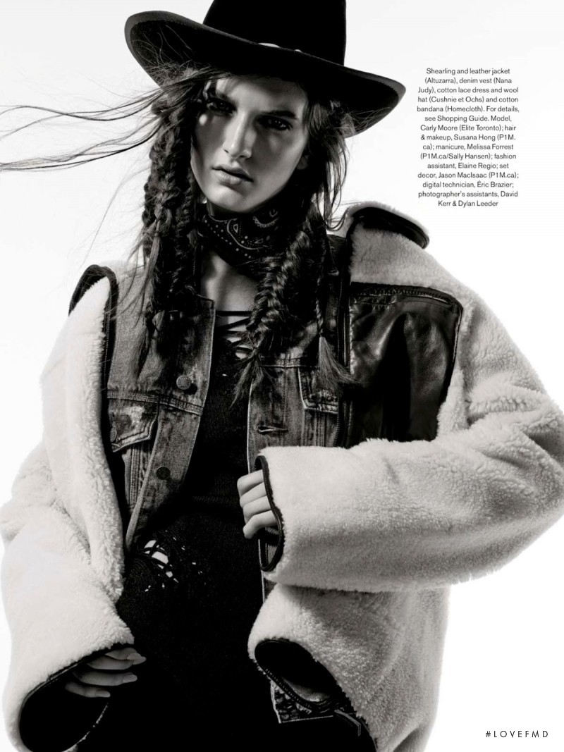 Carly Moore featured in Wild West, November 2014